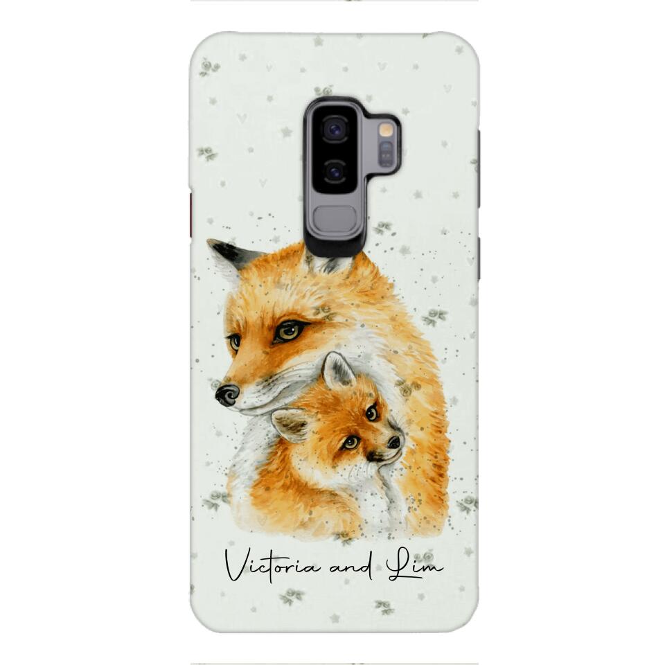 PERSONALIZED FOX PHONECASE QTHC2704