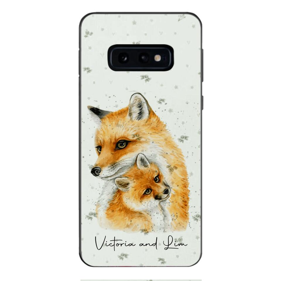 PERSONALIZED FOX PHONECASE QTHC2704