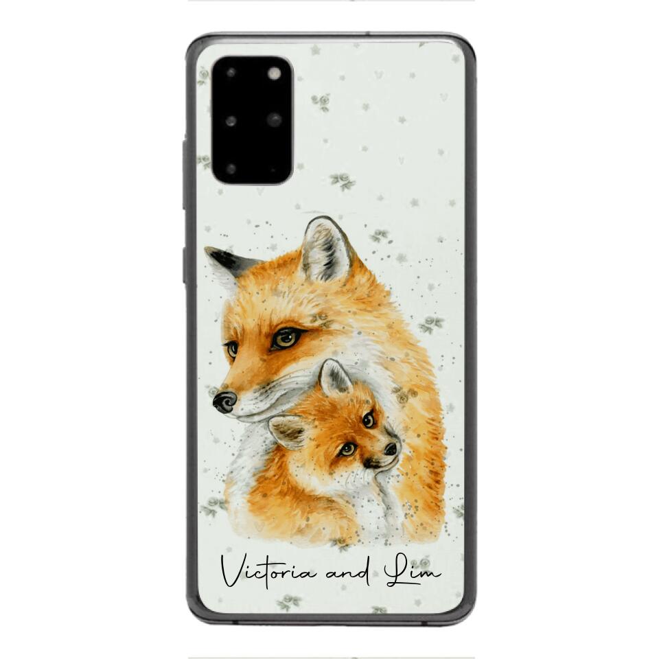 PERSONALIZED FOX PHONECASE QTHC2704