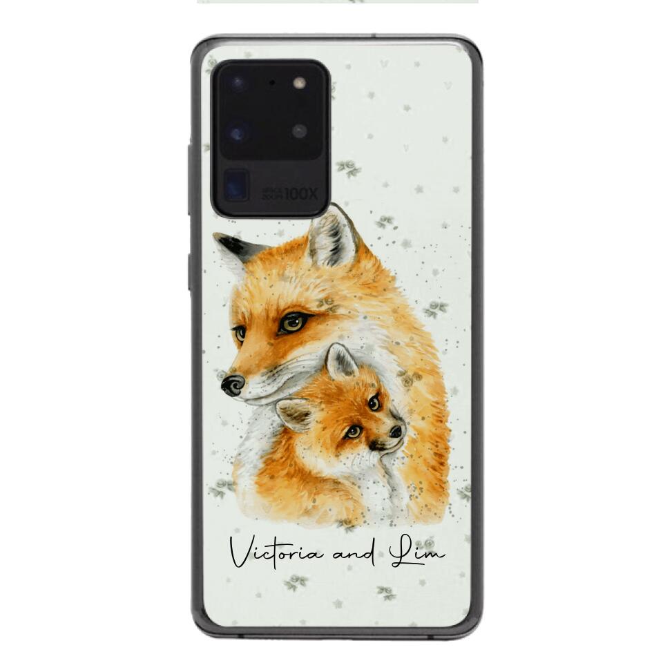 PERSONALIZED FOX PHONECASE QTHC2704