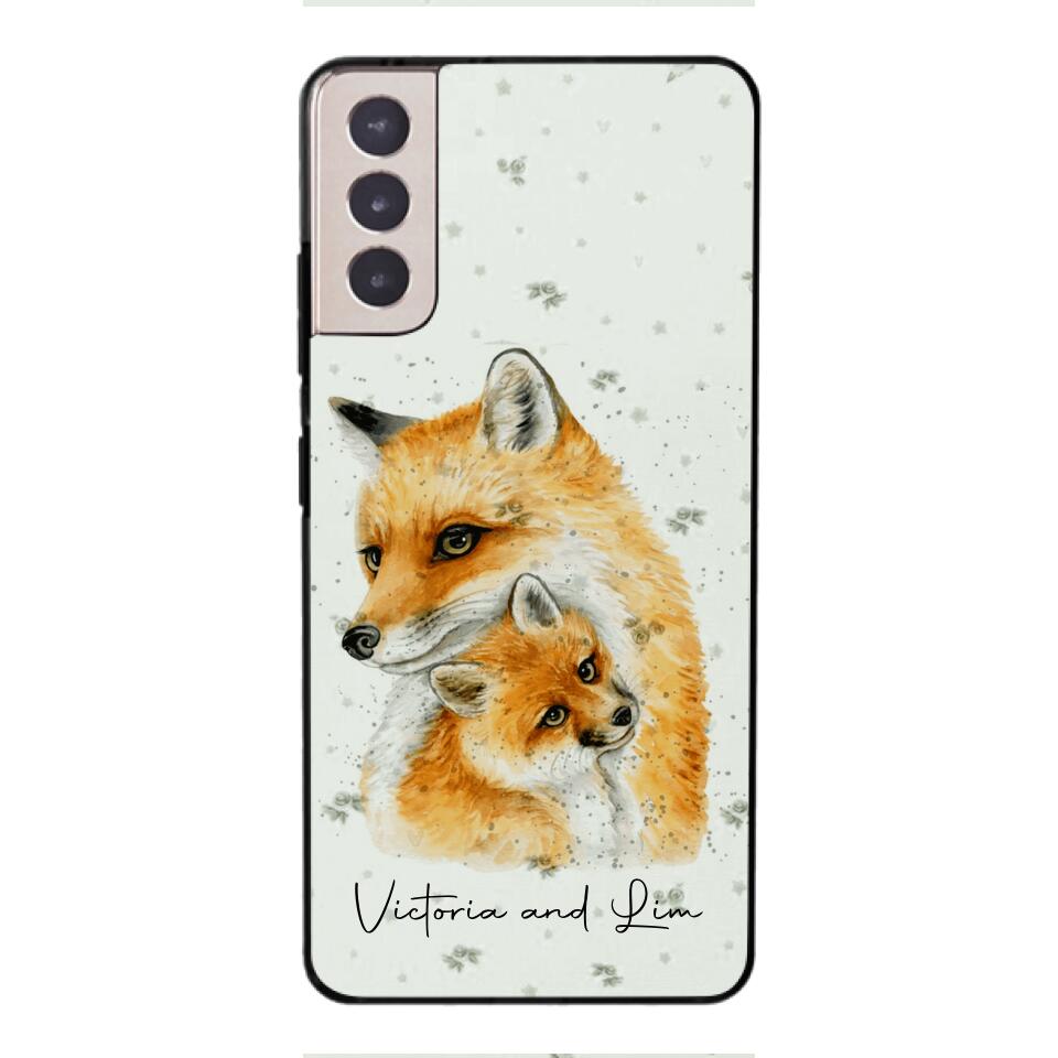 PERSONALIZED FOX PHONECASE QTHC2704