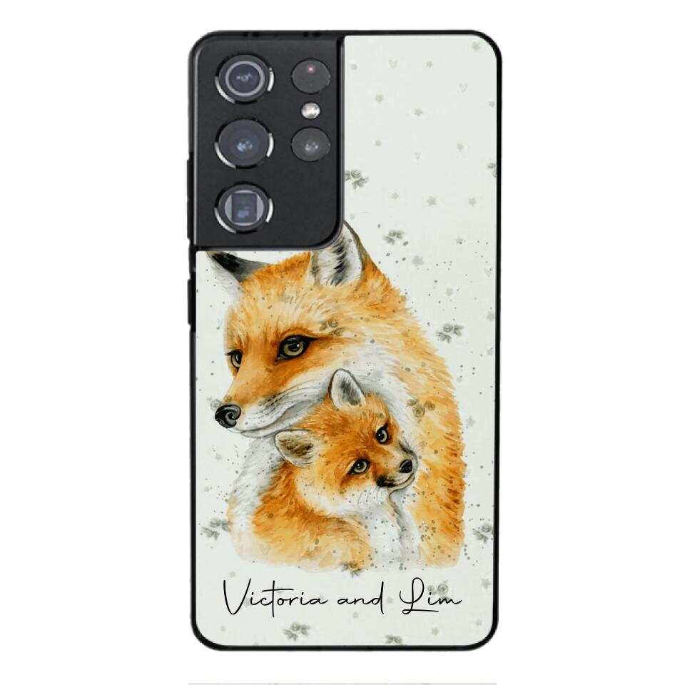 PERSONALIZED FOX PHONECASE QTHC2704