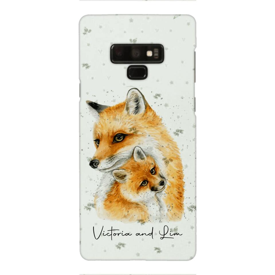 PERSONALIZED FOX PHONECASE QTHC2704