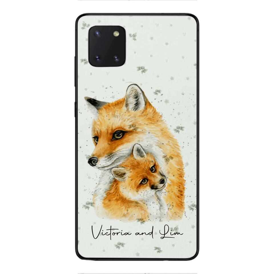 PERSONALIZED FOX PHONECASE QTHC2704