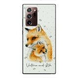 PERSONALIZED FOX PHONECASE QTHC2704