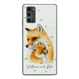 PERSONALIZED FOX PHONECASE QTHC2704