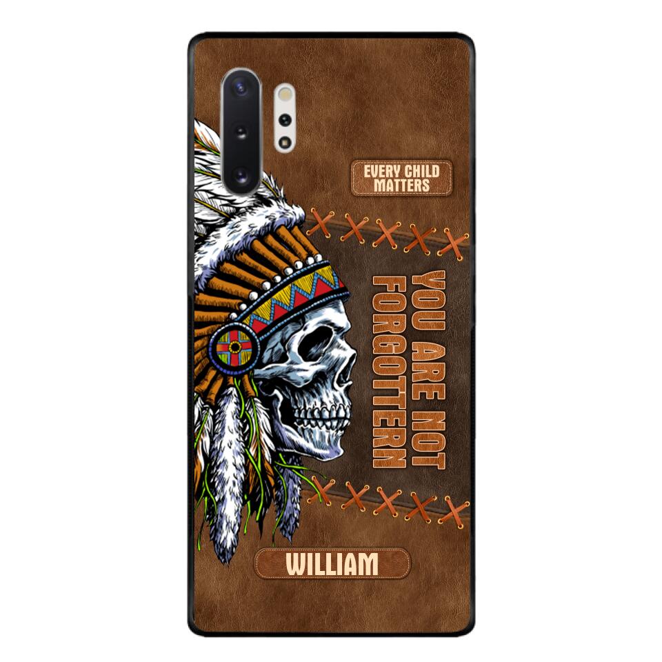 PERSONALIZED NATIVE AMERICAN EVERY CHILD MATTERS YOU ARE NOT FORGOTTEN PHONECASE QTDT2804