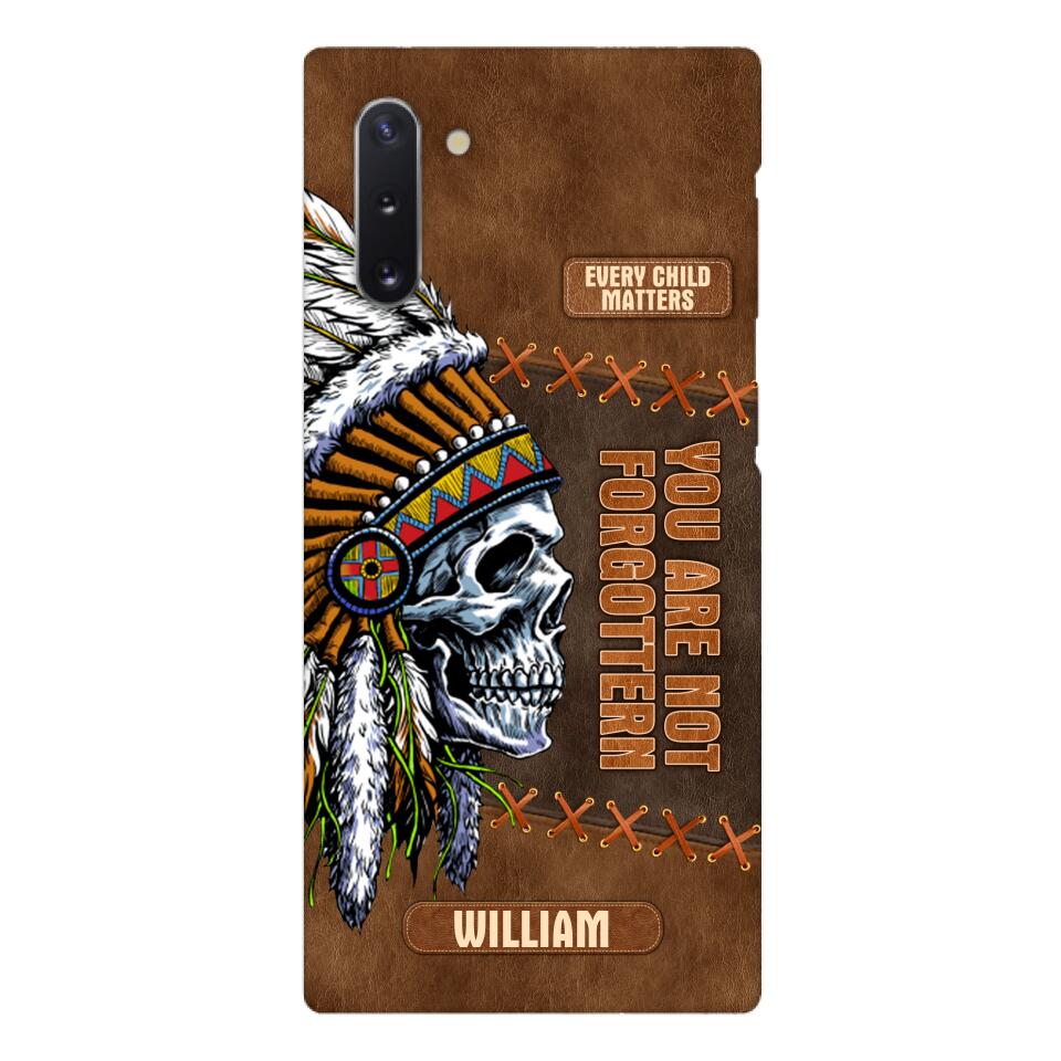 PERSONALIZED NATIVE AMERICAN EVERY CHILD MATTERS YOU ARE NOT FORGOTTEN PHONECASE QTDT2804
