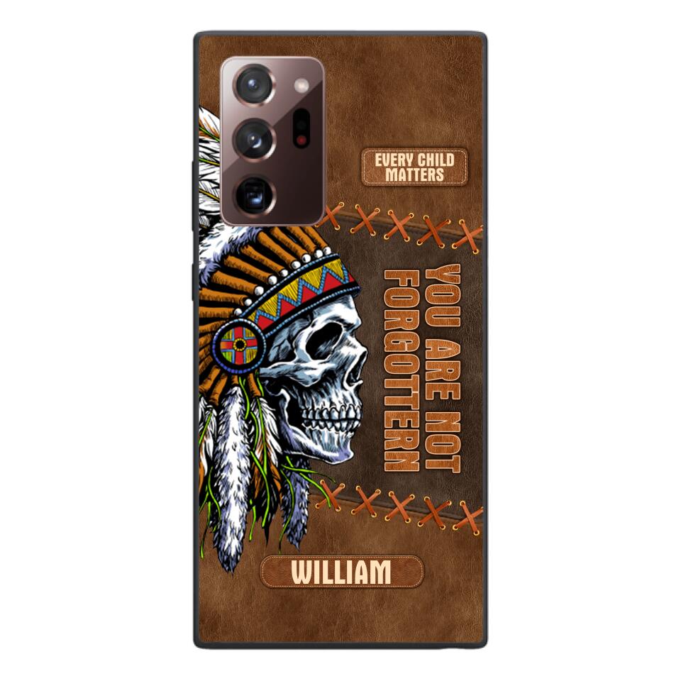 PERSONALIZED NATIVE AMERICAN EVERY CHILD MATTERS YOU ARE NOT FORGOTTEN PHONECASE QTDT2804