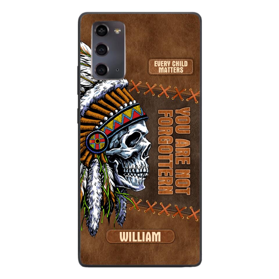 PERSONALIZED NATIVE AMERICAN EVERY CHILD MATTERS YOU ARE NOT FORGOTTEN PHONECASE QTDT2804