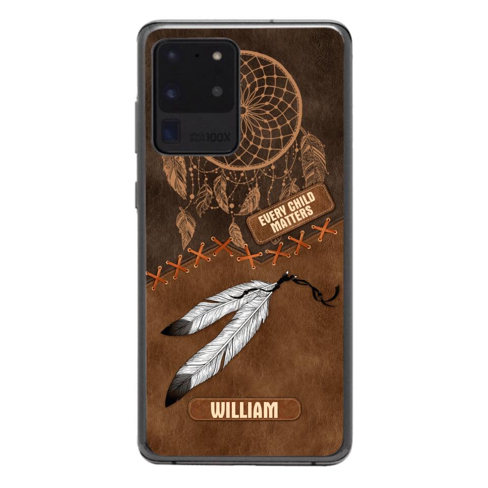PERSONALIZED NATIVE AMERICAN EVERY CHILD MATTERS  PHONECASE QTDT2804