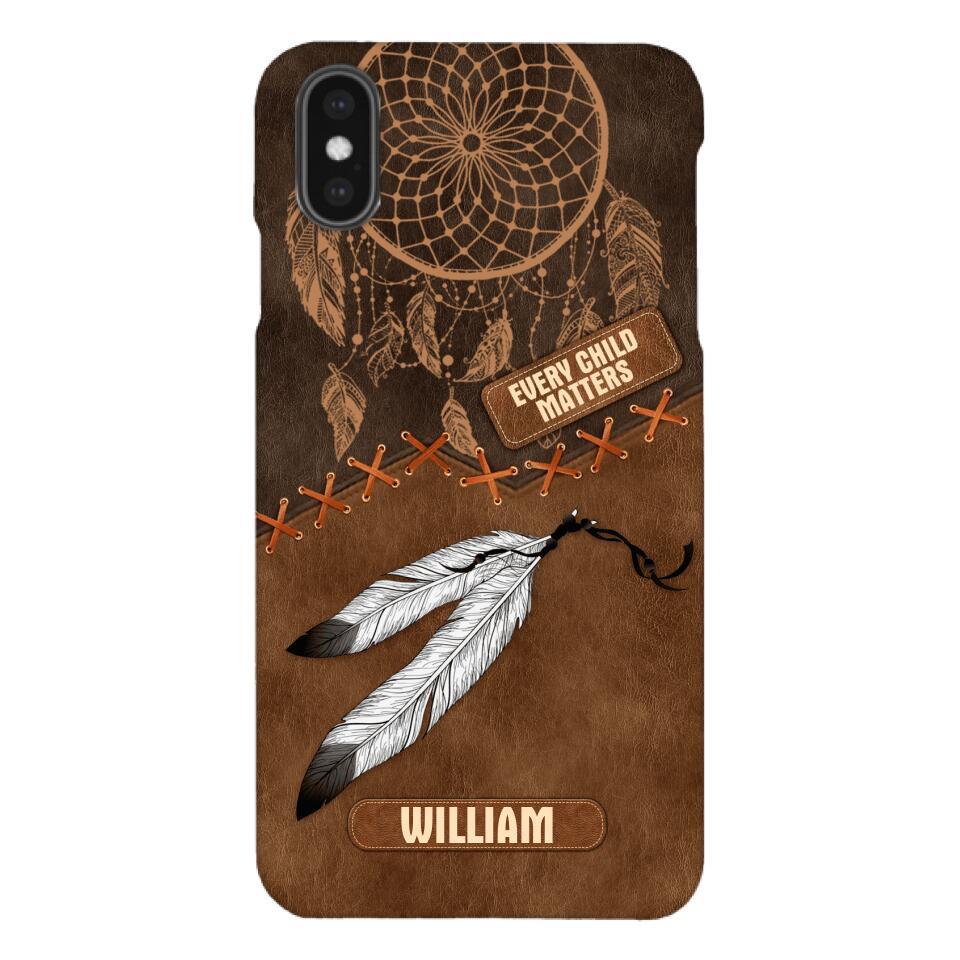 PERSONALIZED NATIVE AMERICAN EVERY CHILD MATTERS  PHONECASE QTDT2804