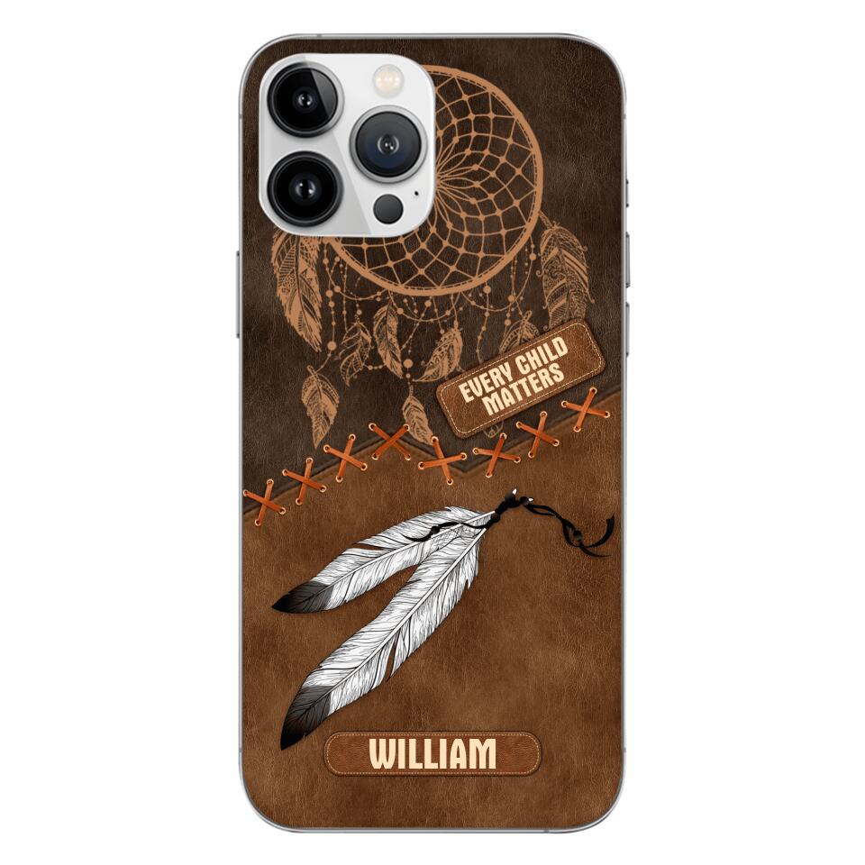 PERSONALIZED NATIVE AMERICAN EVERY CHILD MATTERS  PHONECASE QTDT2804