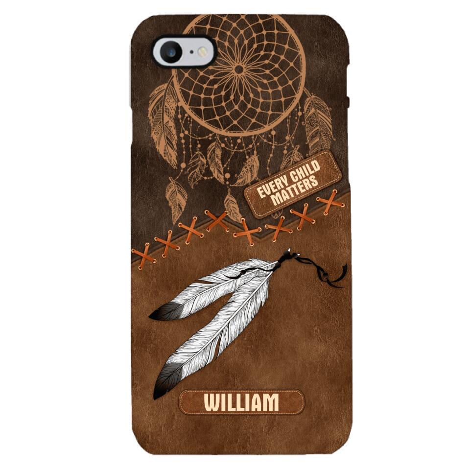 PERSONALIZED NATIVE AMERICAN EVERY CHILD MATTERS  PHONECASE QTDT2804