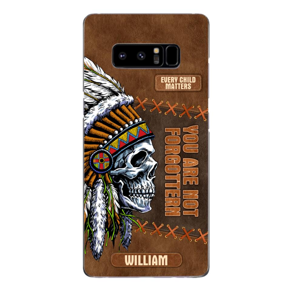 PERSONALIZED NATIVE AMERICAN EVERY CHILD MATTERS YOU ARE NOT FORGOTTEN PHONECASE QTDT2804