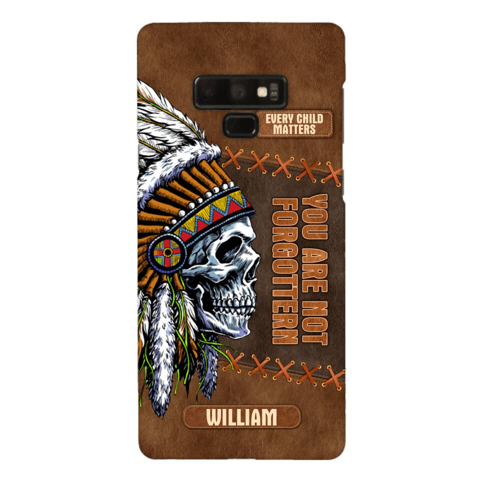 PERSONALIZED NATIVE AMERICAN EVERY CHILD MATTERS YOU ARE NOT FORGOTTEN PHONECASE QTDT2804
