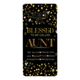 PERSONALIZED BLESSED TO BE CALLED GRANDMA KID NAME PHONECASE QTDT2904