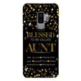 PERSONALIZED BLESSED TO BE CALLED GRANDMA KID NAME PHONECASE QTDT2904