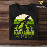 DH Personalized Mamasaurus Rex Tshirt Printed HC2904