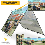 PERSONALIZED LIFE IS BETTER AROUND THE CAMPFIRE WATERPROOF TARP COVER QTVQ2904