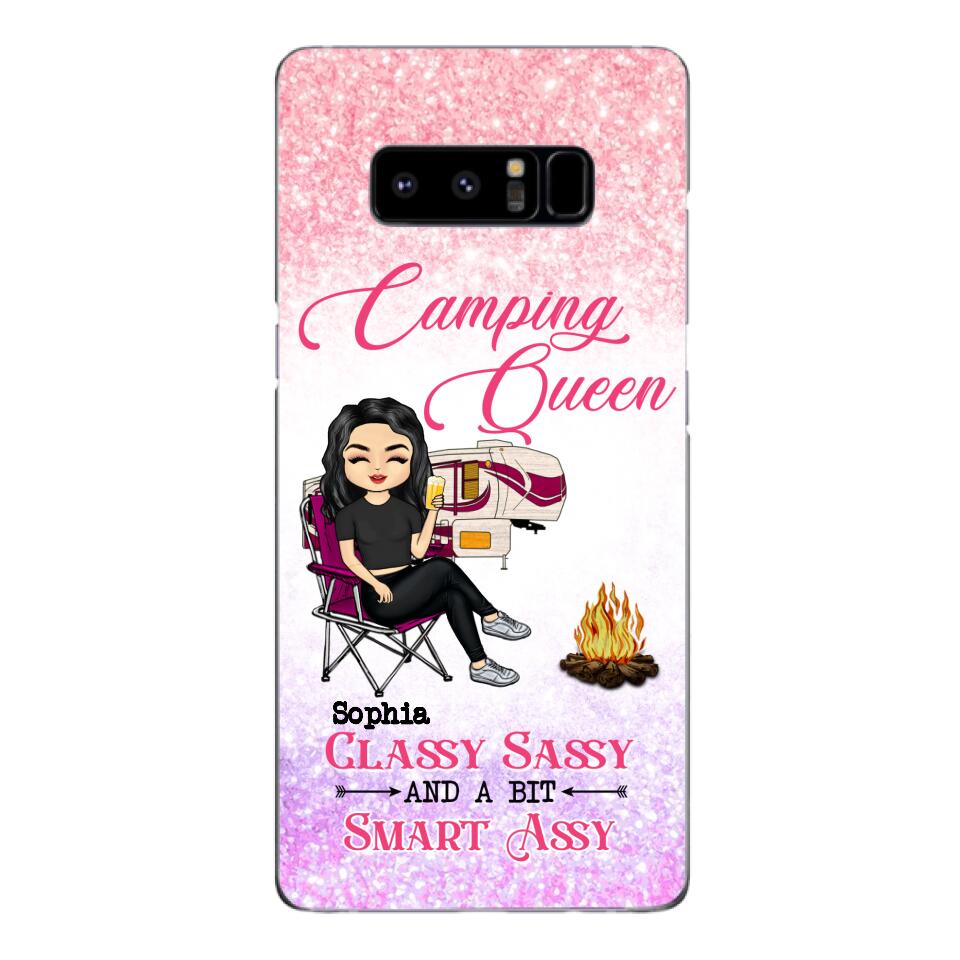 Personalized Camping Queen Phone Case Printed 22MAY-DT05