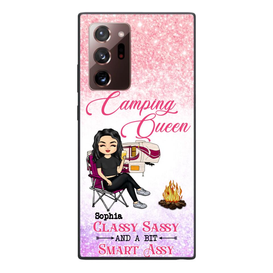 Personalized Camping Queen Phone Case Printed 22MAY-DT05