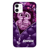 PERSONALIZED OWL LOVERS PHONECASE NQTN0505