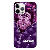 PERSONALIZED OWL LOVERS PHONECASE NQTN0505