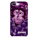 PERSONALIZED OWL LOVERS PHONECASE NQTN0505