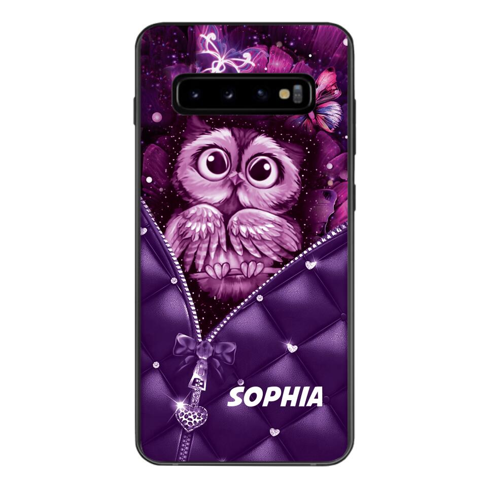 PERSONALIZED OWL LOVERS PHONECASE NQTN0505