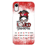 PERSONALIZED ONE LOVED BASEBALL GRANDMA PHONECASE QTDT0605