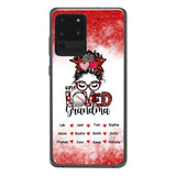 PERSONALIZED ONE LOVED BASEBALL GRANDMA PHONECASE QTDT0605