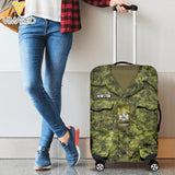 Personalized Canadian Soldier Luggage Cover Printed 22MAY-HC06