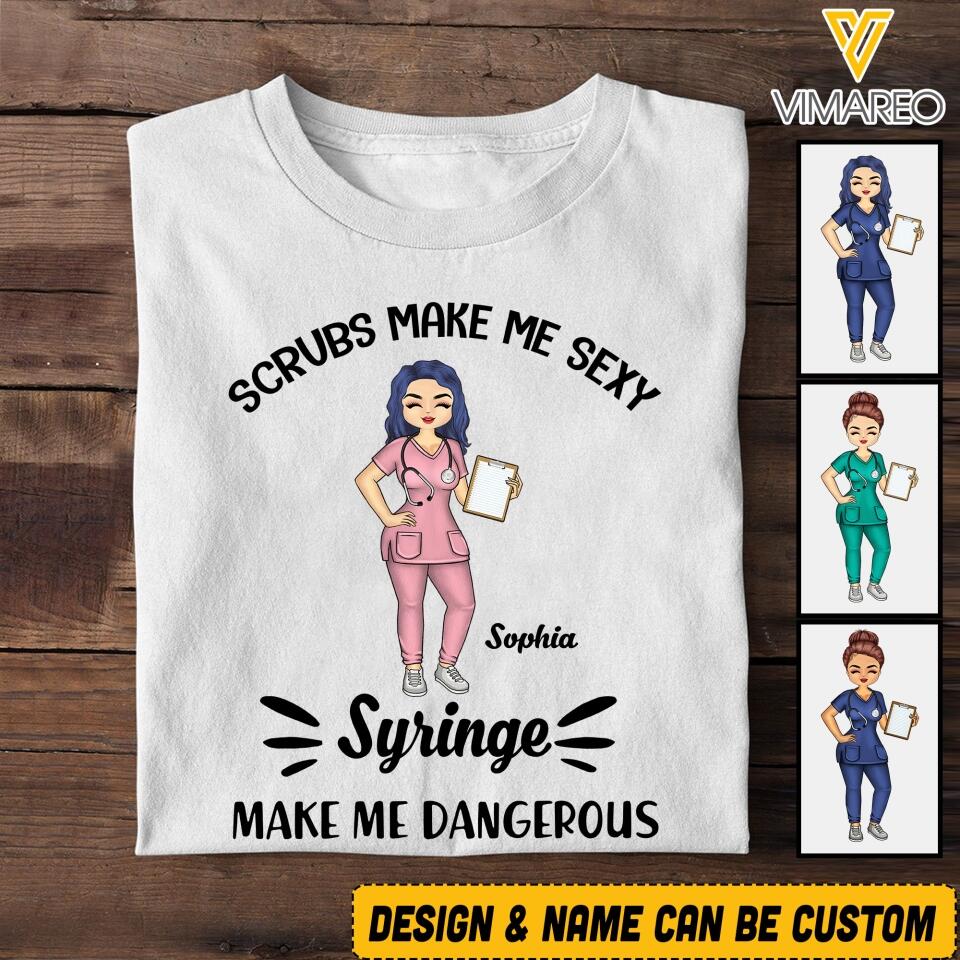 DH Personalized Nurse Tshirt HC0705
