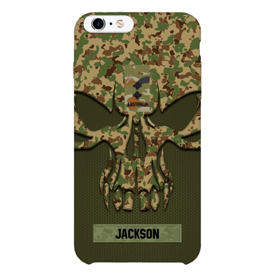 Personalized Australian Soldier Camo Phone Case Printed 22MAY-DT09