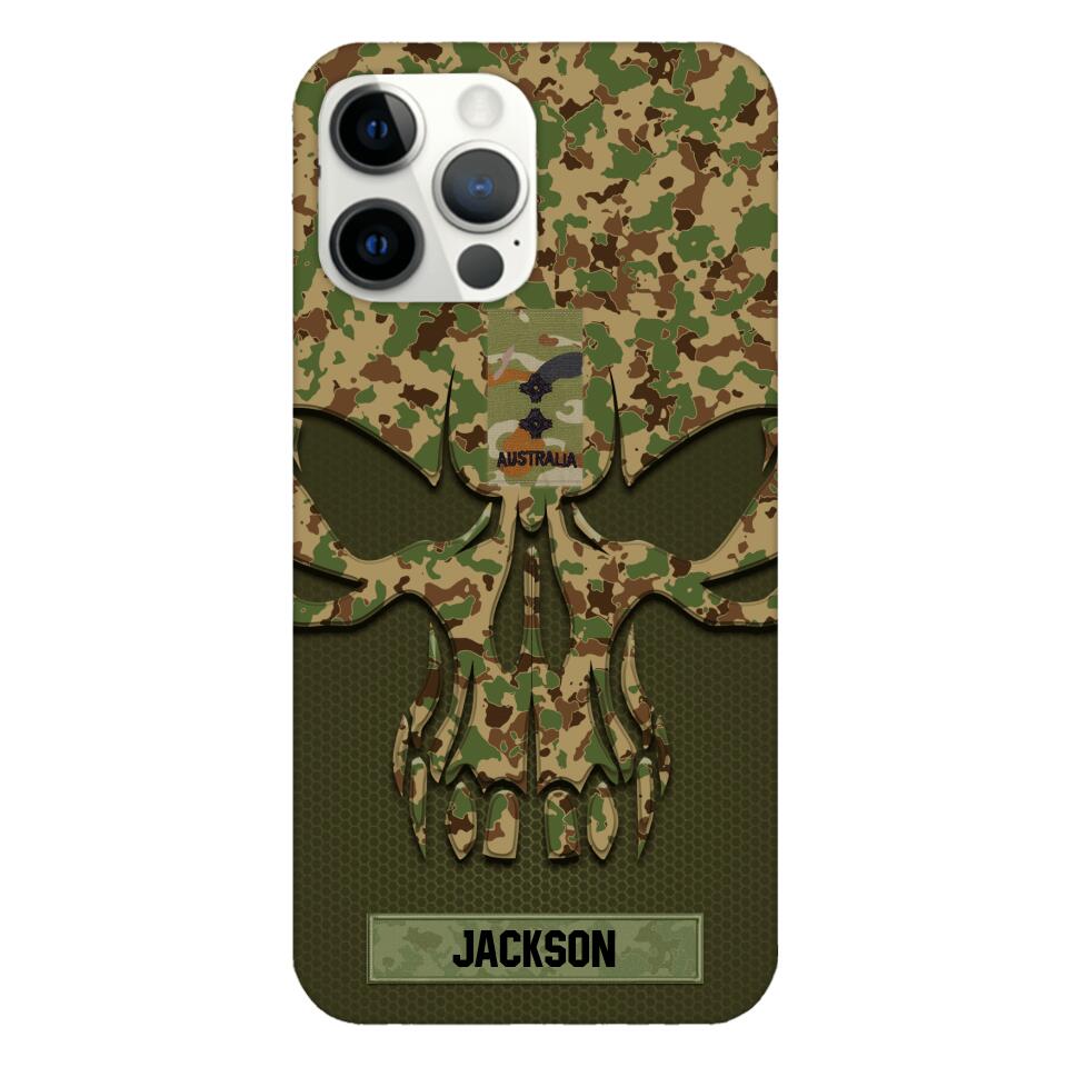 Personalized Australian Soldier Camo Phone Case Printed 22MAY-DT09