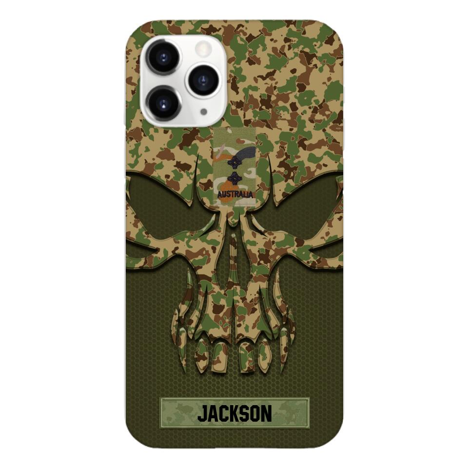 Personalized Australian Soldier Camo Phone Case Printed 22MAY-DT09
