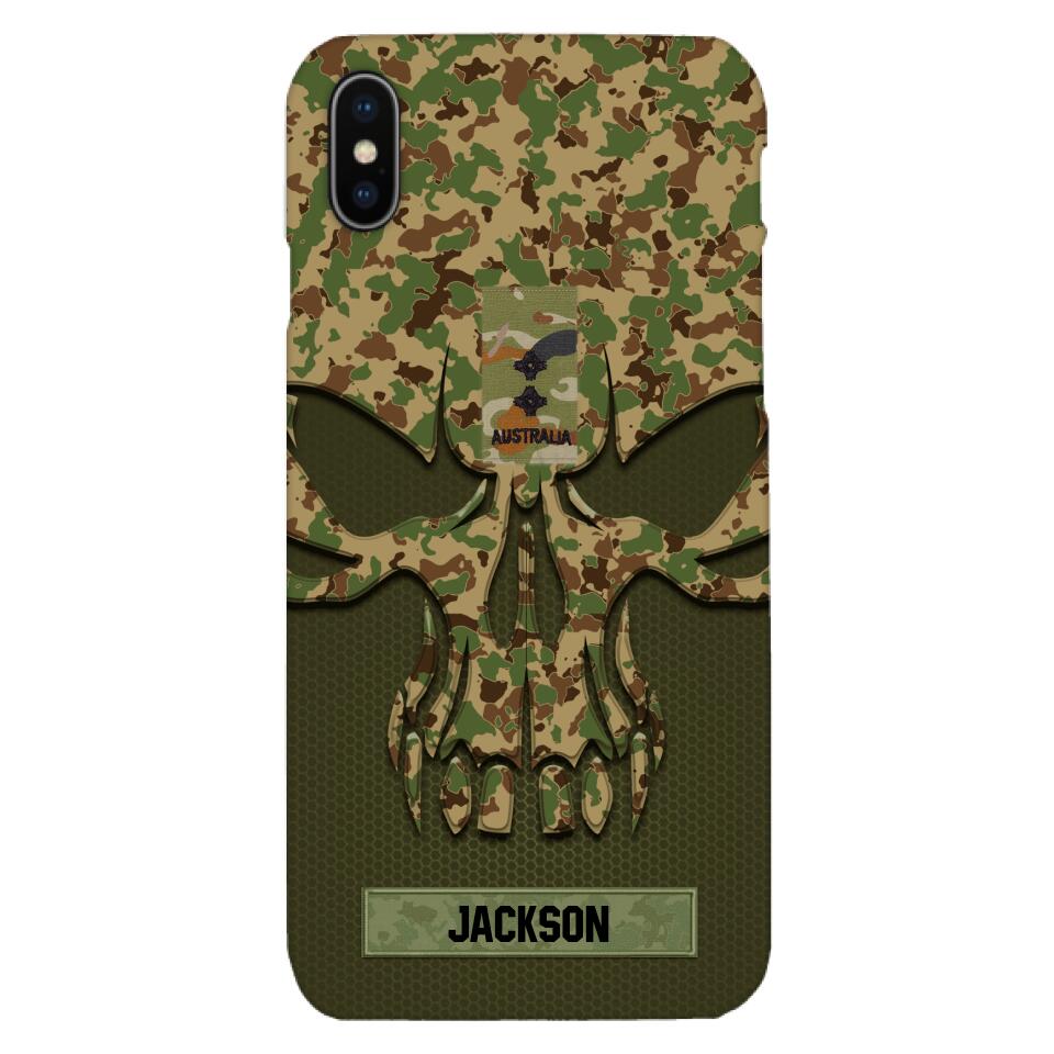 Personalized Australian Soldier Camo Phone Case Printed 22MAY-DT09