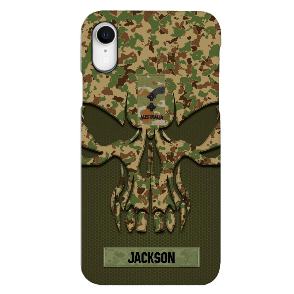 Personalized Australian Soldier Camo Phone Case Printed 22MAY-DT09