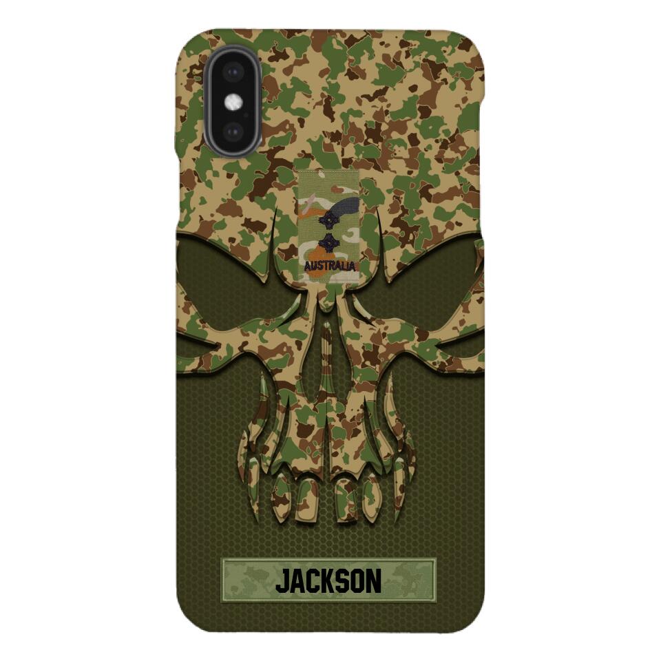 Personalized Australian Soldier Camo Phone Case Printed 22MAY-DT09