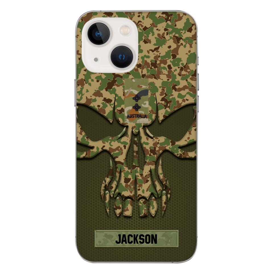 Personalized Australian Soldier Camo Phone Case Printed 22MAY-DT09