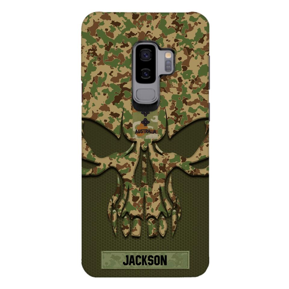 Personalized Australian Soldier Camo Phone Case Printed 22MAY-DT09