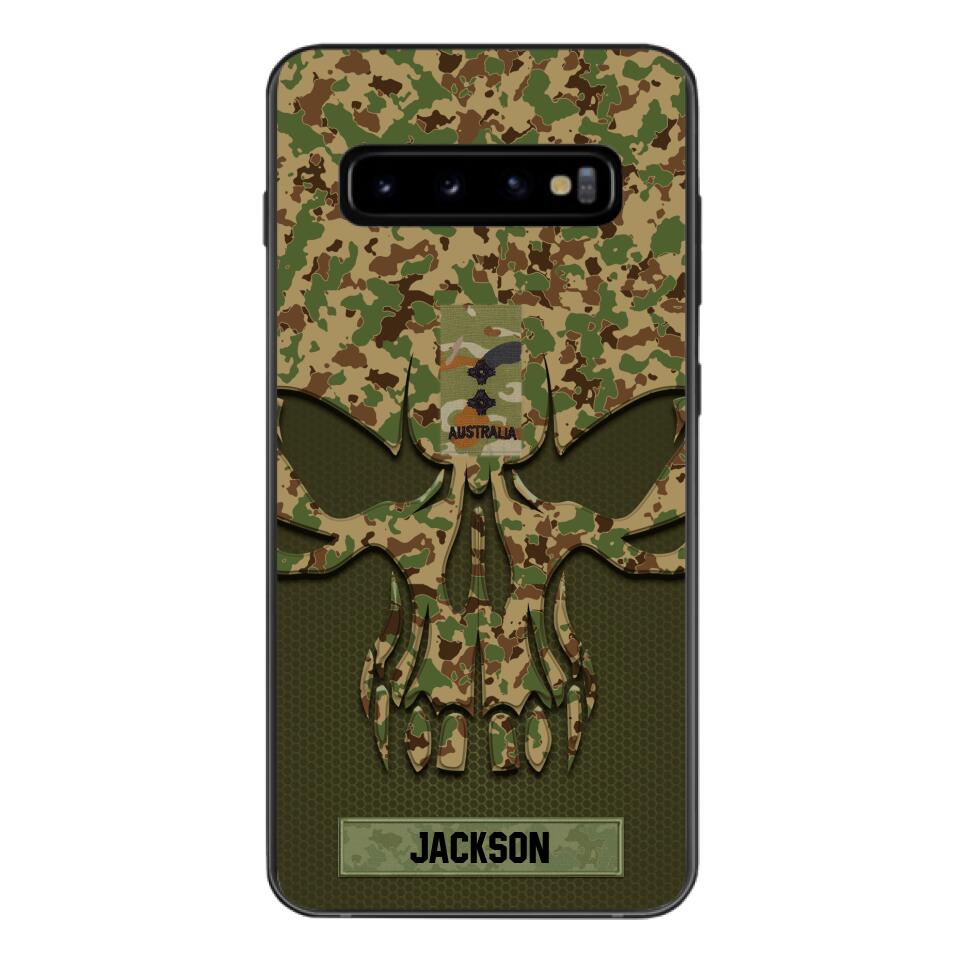Personalized Australian Soldier Camo Phone Case Printed 22MAY-DT09