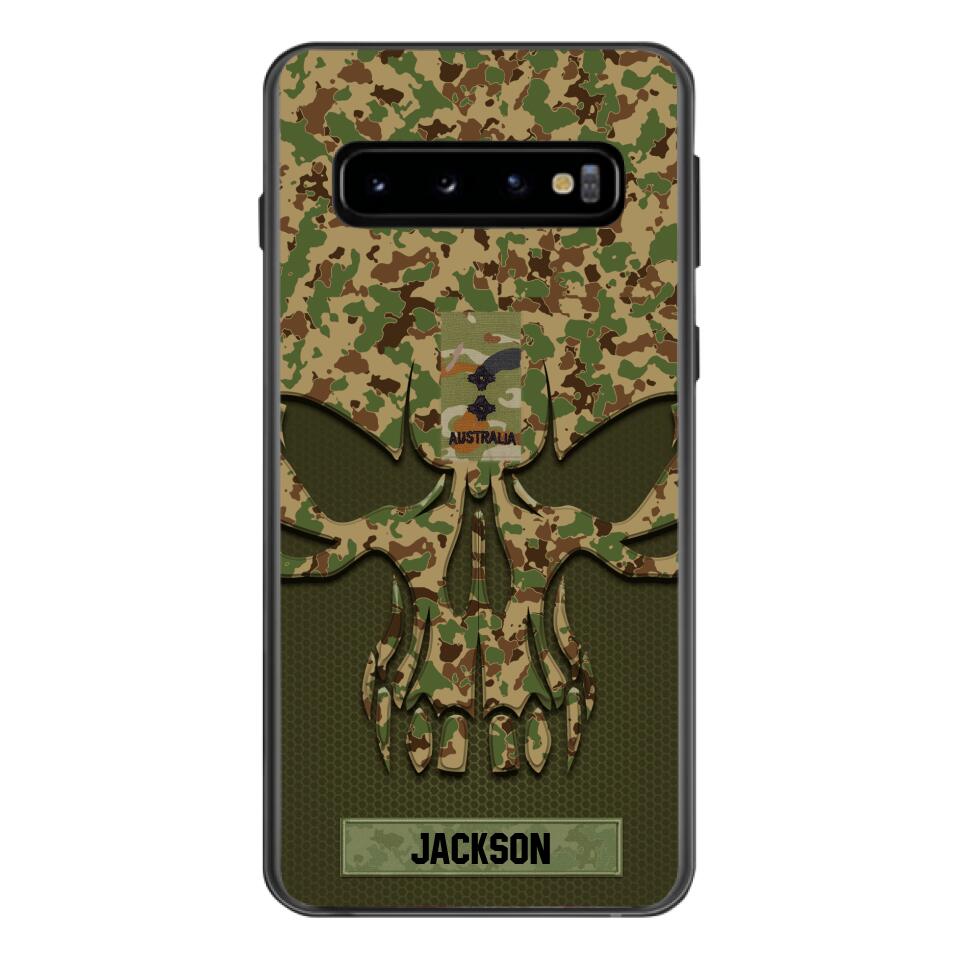 Personalized Australian Soldier Camo Phone Case Printed 22MAY-DT09