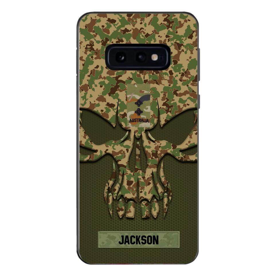 Personalized Australian Soldier Camo Phone Case Printed 22MAY-DT09