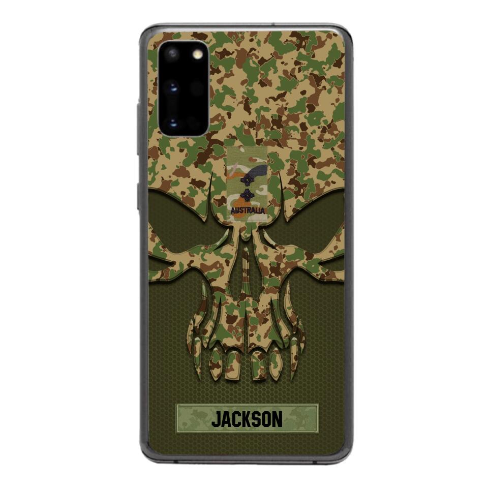 Personalized Australian Soldier Camo Phone Case Printed 22MAY-DT09