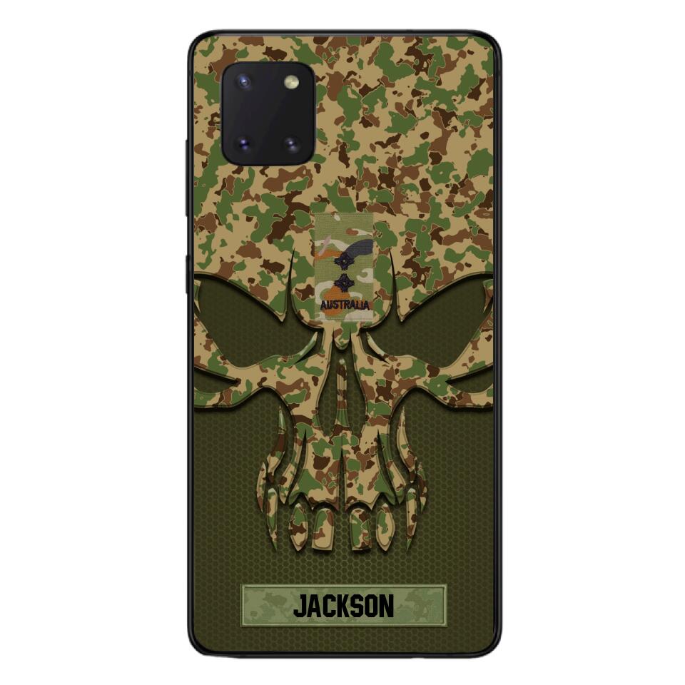 Personalized Australian Soldier Camo Phone Case Printed 22MAY-DT09