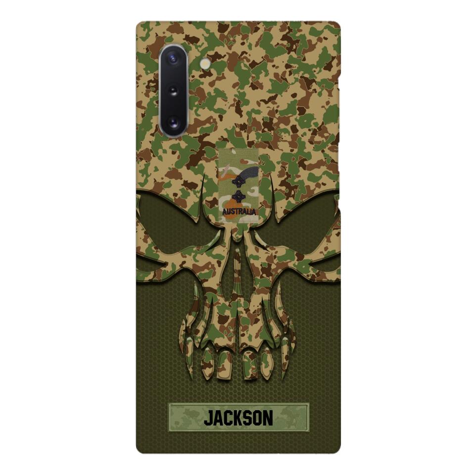 Personalized Australian Soldier Camo Phone Case Printed 22MAY-DT09