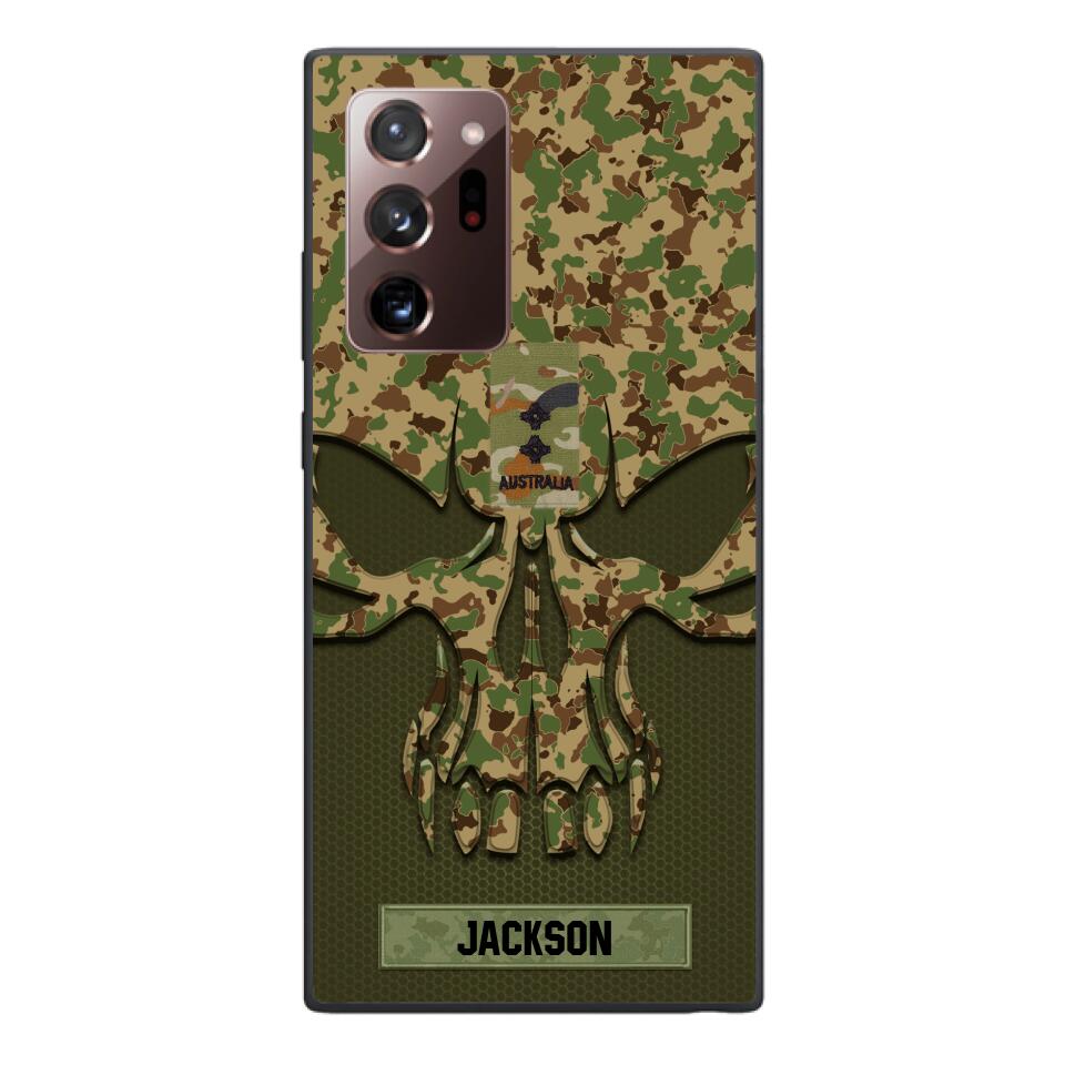 Personalized Australian Soldier Camo Phone Case Printed 22MAY-DT09