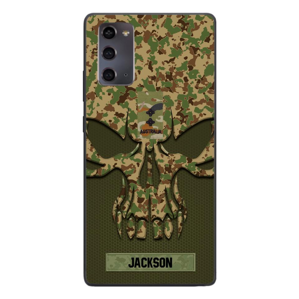 Personalized Australian Soldier Camo Phone Case Printed 22MAY-DT09